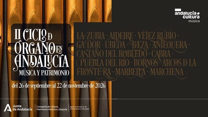 El ciclo ‘Órgano de Andalucía. Música y Patrimonio’ regresa al municipio onubense de Castaño del Robledo