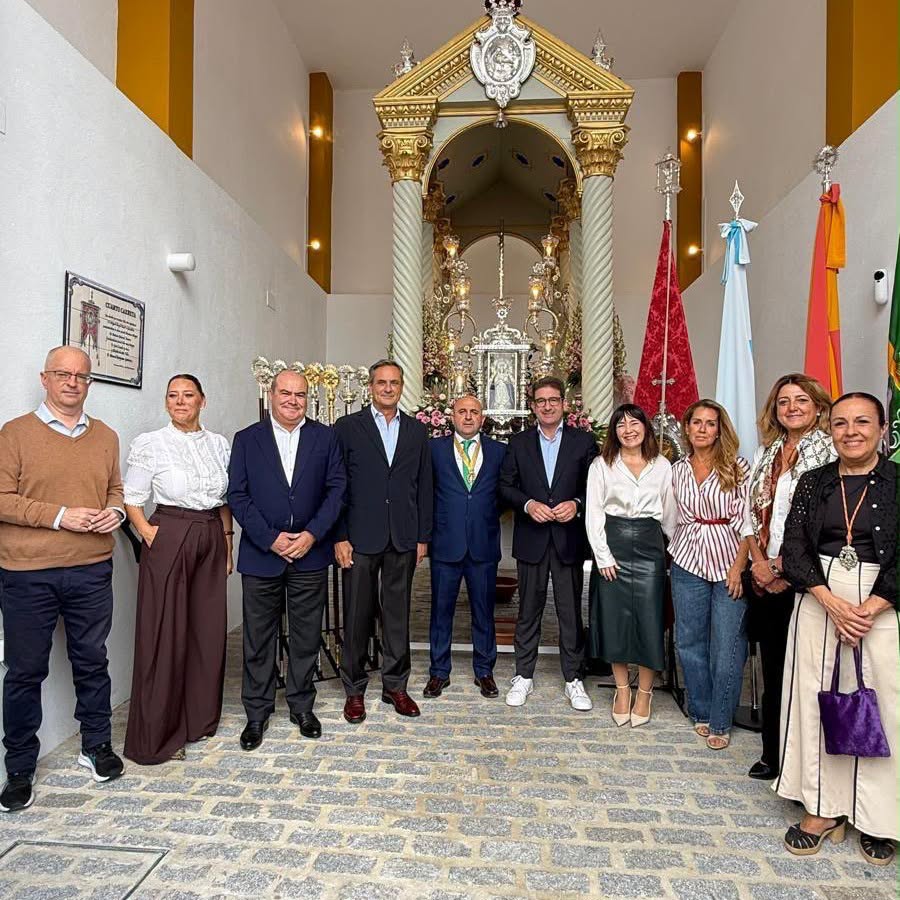 Inaugurado y bendecido el nuevo cuarto de carreta de la Hermandad del Rocío