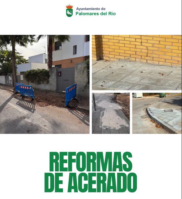 ¡Seguimos mejorando las calles de Palomares del Río!