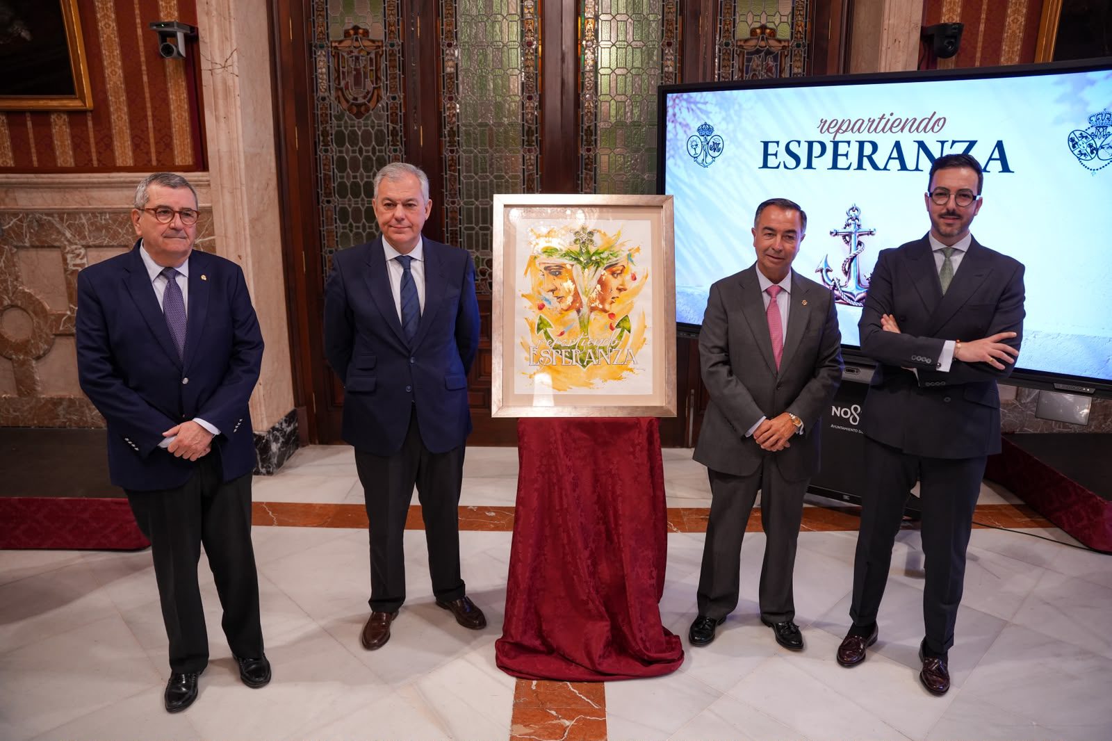 José Luis Sanz destaca el respaldo del Ayuntamiento de Sevilla a la iniciativa solidaria que une a la Macarena y la Esperanza de Triana a beneficio de los Polígonos Norte y Sur