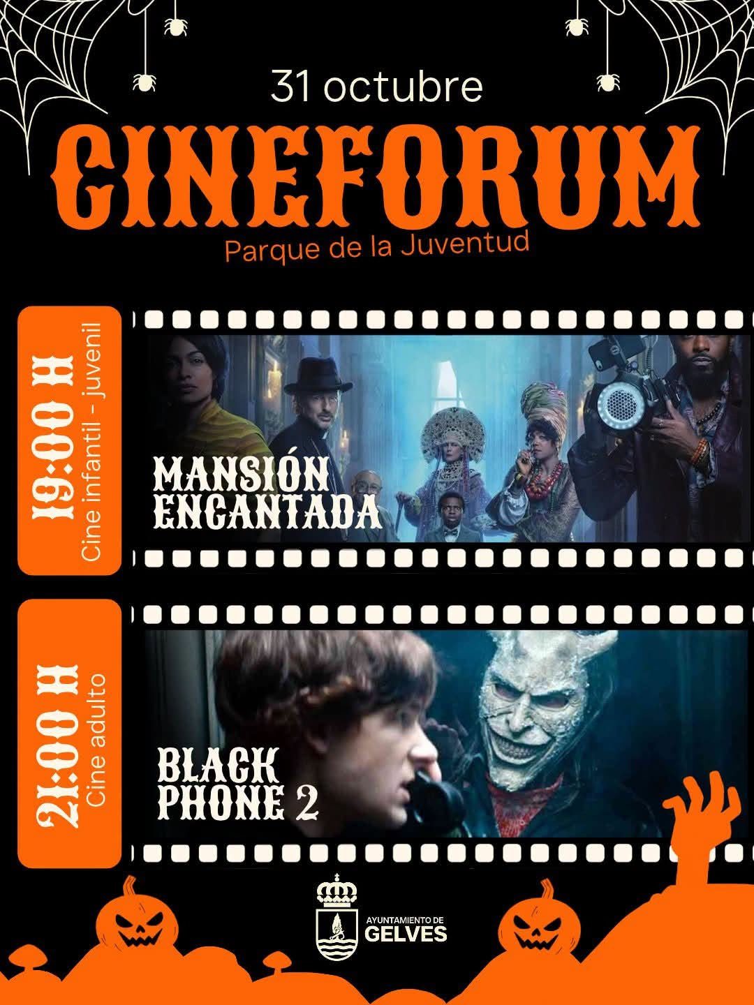 Gelves se prepara para vivir Halloween con actividades infantiles, gastronomía y una sesión doble de cine