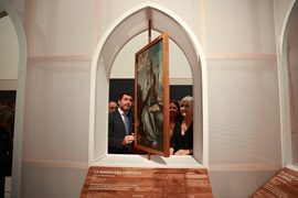 El IAPH expone las tablas restauradas del retablo de la Iglesia del Hospital de San Lázaro de Sevilla