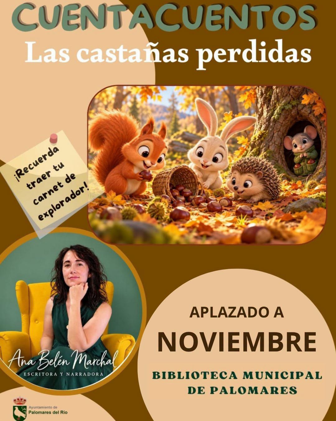 «Las castañas perdida» cambia su fecha y se traslada al mes de noviembre