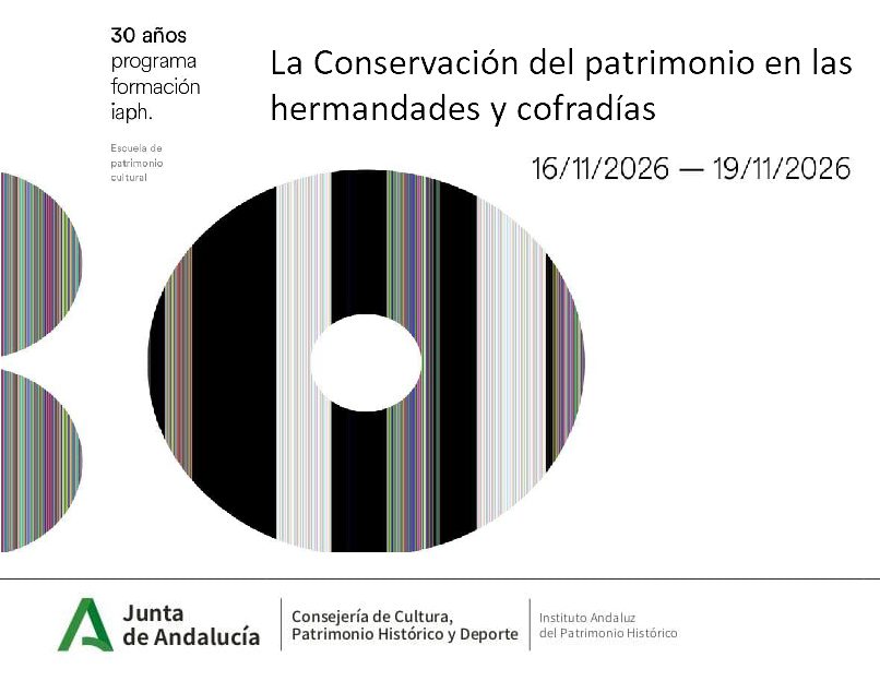 ABIERTAS LAS INSCRIPCIONES PARA EL CURSO DE CONSERVACIÓN DEL PATRIMONIO EN LAS HERMANDADES Y COFRADÍAS